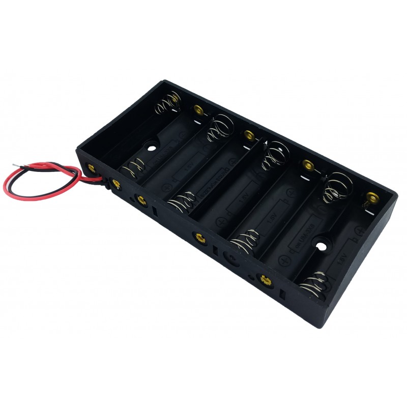 

10 штук, Батарейный отсек UM-3 x 8 (8 x AA)
