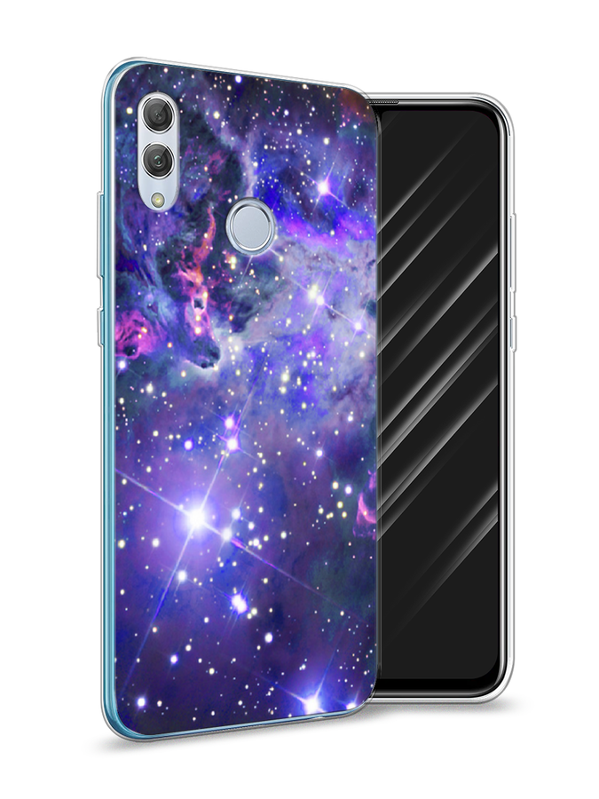 

Чехол Awog на Huawei P Smart 2019 "Яркая галактика", Фиолетовый, 67250-4
