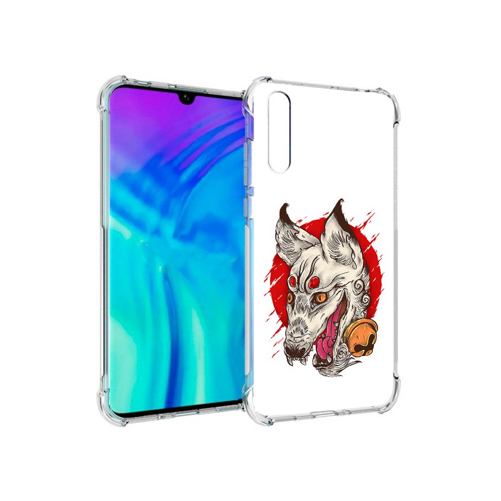 

Чехол MyPads Tocco для Huawei Enjoy 10s страшная собака, Прозрачный, Tocco