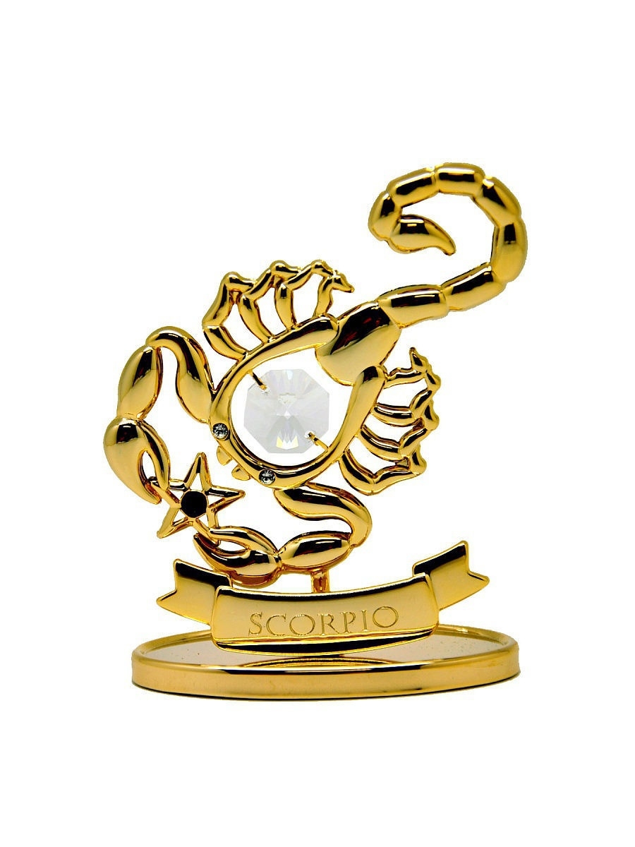 

Фигурка зодиак Скорпион CRYSTOCRAFT 264-001-GCL золотистый, 264-001-GCL