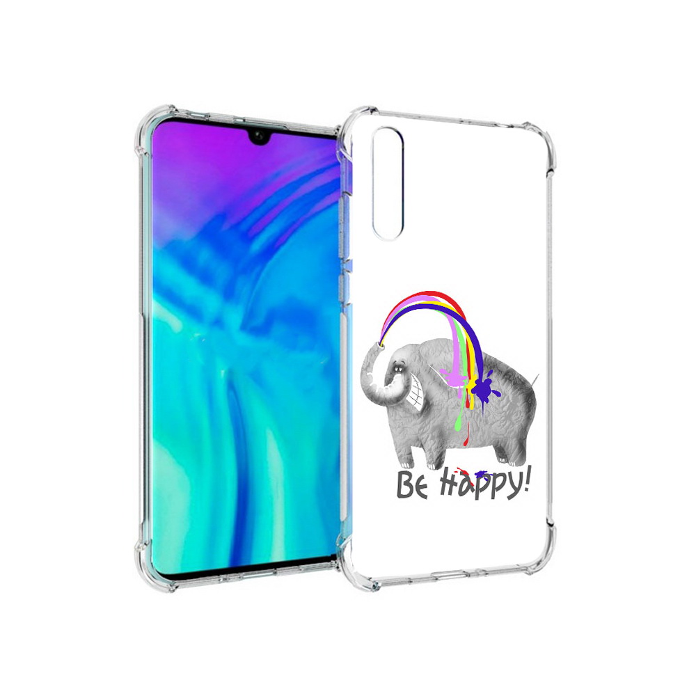 

Чехол MyPads Tocco для Huawei Enjoy 10s счастливый слон, Прозрачный, Tocco