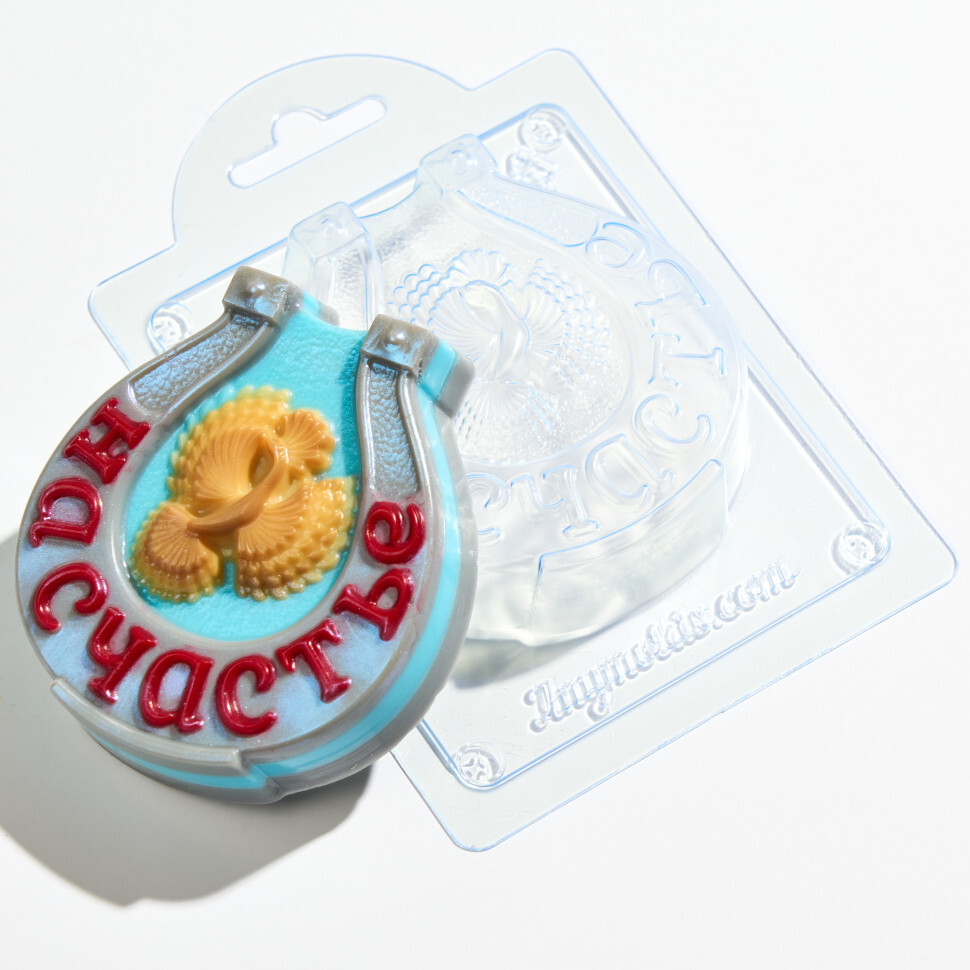 

Подкова На счастье форма из пластика для мыла, шоколада AnyMolds
