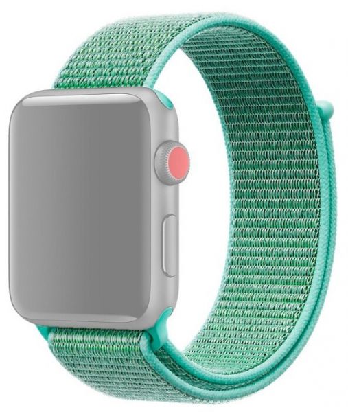 

Ремешок нейлоновый для Apple Watch 38/40 мм Мятный, Зеленый