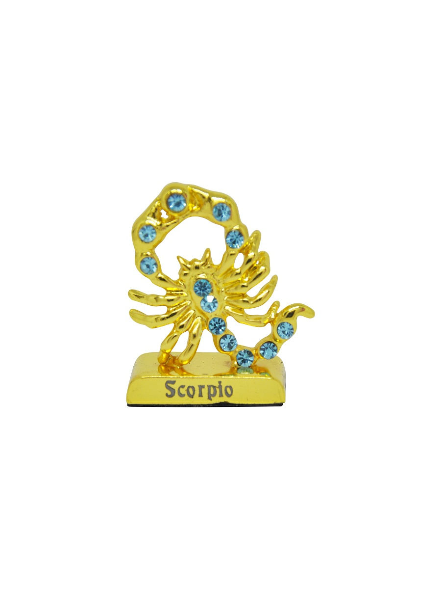 

Фигурка Зодиак Скорпион CRYSTOCRAFT U128-008-G золотистый, U128-008-G