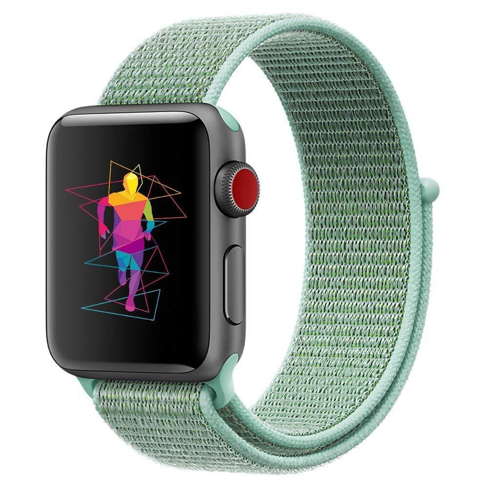 

Ремешок нейлоновый для Apple Watch 42/44 мм Бирюзовый