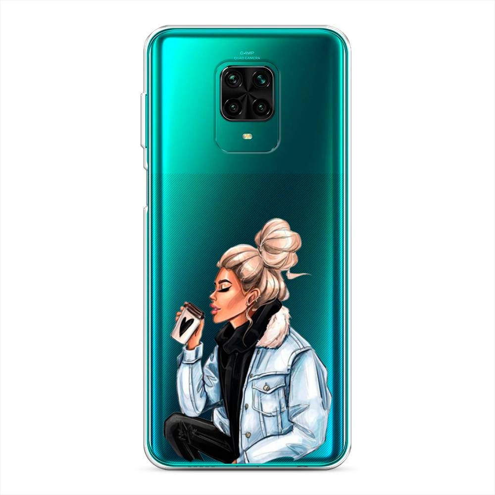 фото Силиконовый чехол "cute girl" на xiaomi redmi note 9 pro awog