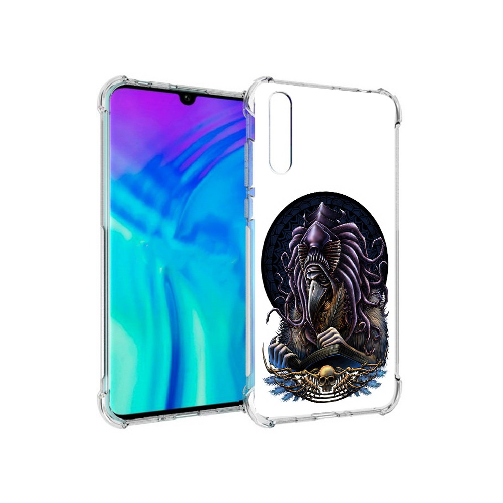 

Чехол MyPads Tocco для Huawei Enjoy 10s умный ворон, Прозрачный, Tocco