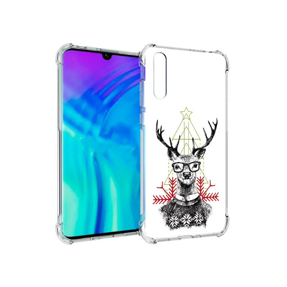 

Чехол MyPads Tocco для Huawei Enjoy 10s умный олень, Прозрачный, Tocco
