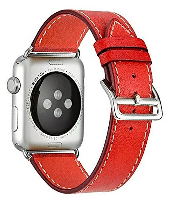 

Ремешок из экокожи для Apple Watch 38/40 mm (Красный), Apple Watch 38/40 mm