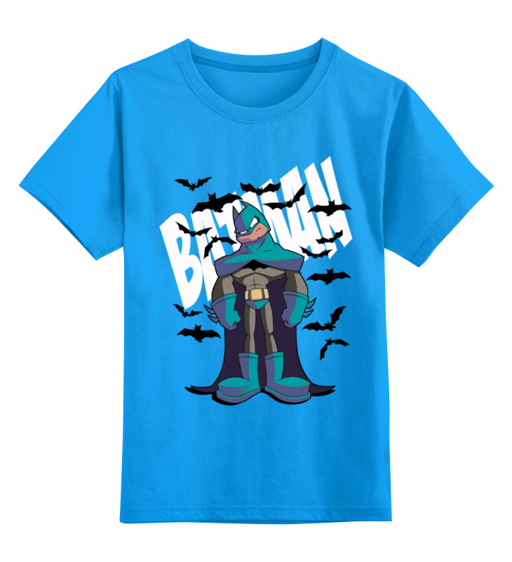 

Футболка детская Printio Бэтмен (batman) цв. голубой р. 104, Бэтмен (batman)