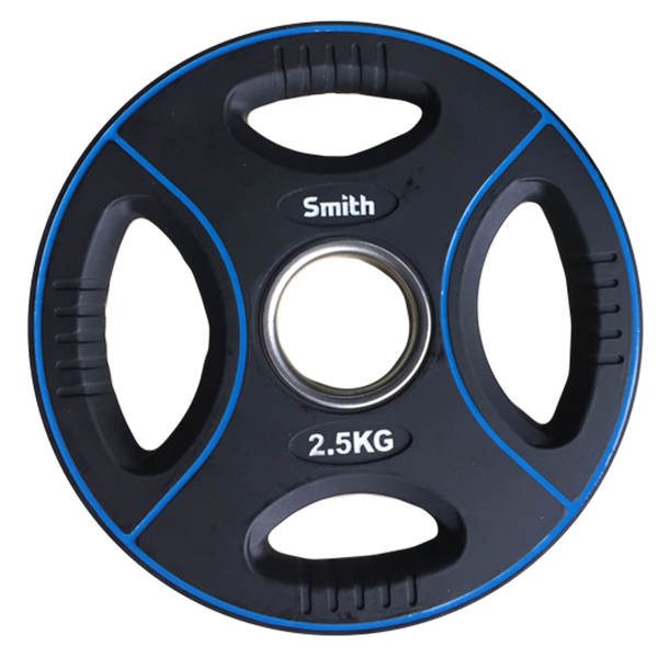 

Диск для штанги полиуретановый 2,5кг, 4 хвата Smith SMT25