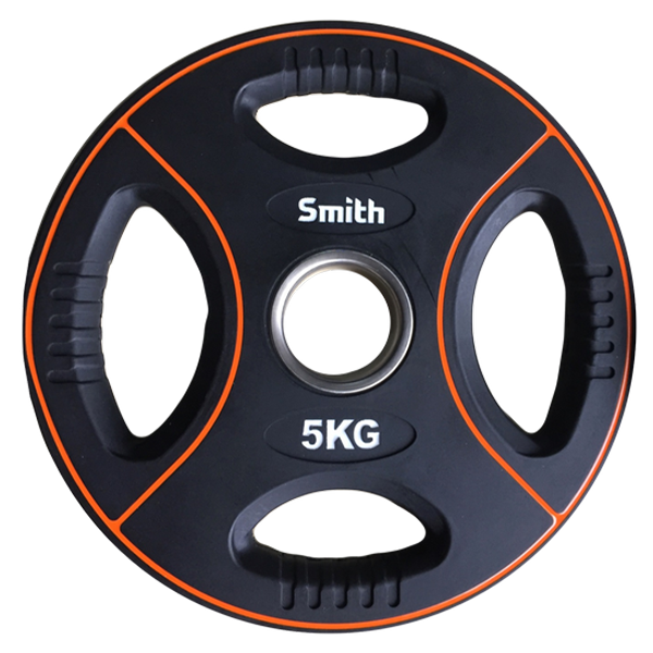 

Диск для штанги полиуретановый 5кг, 4 хвата Smith SMT50
