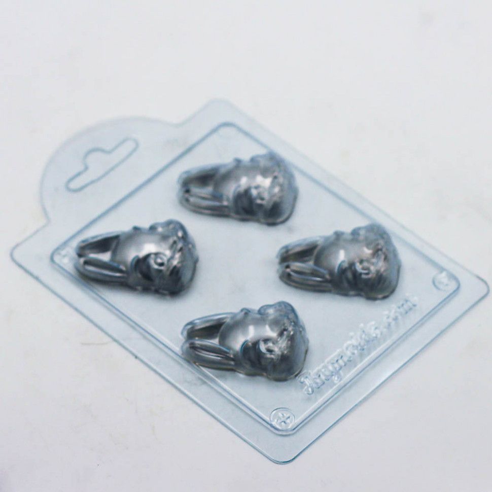 

Зайчишка мини форма из пластика для мыла, шоколада AnyMolds