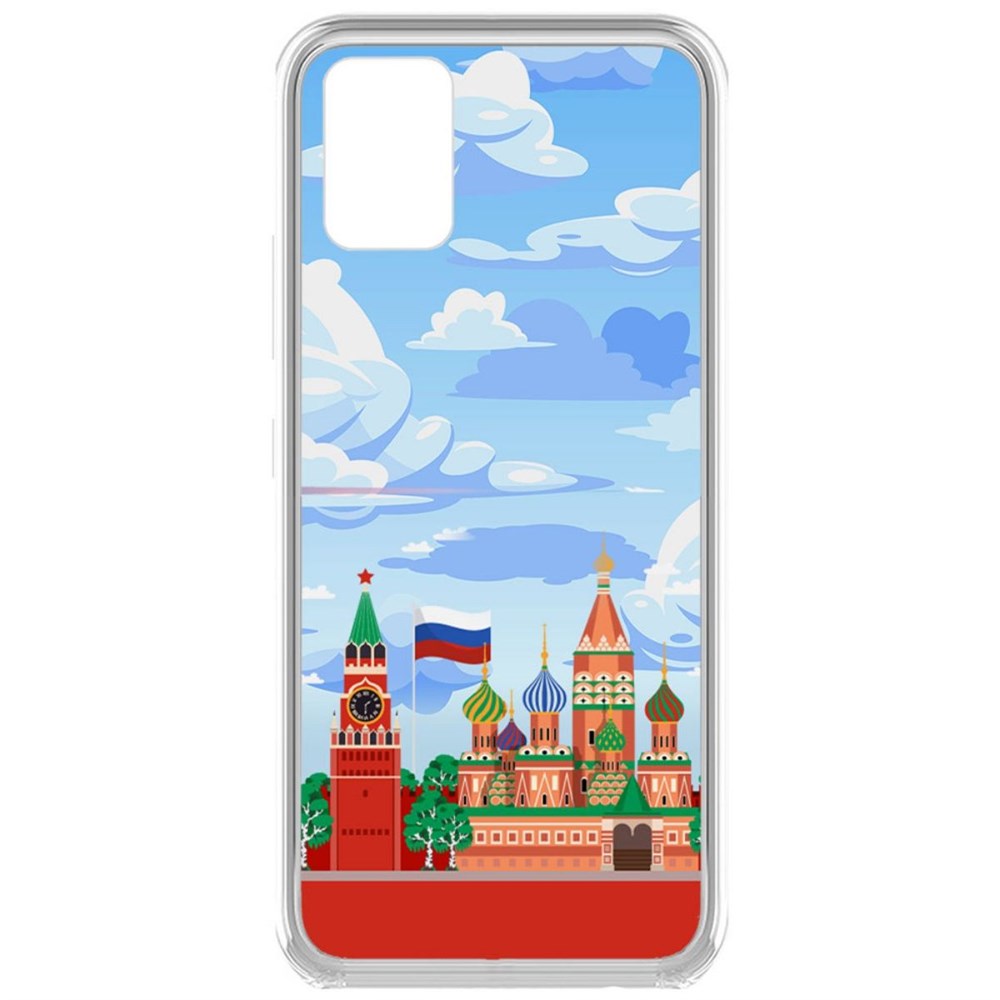 

Чехол-накладка Krutoff Clear Case Красная Площадь для Samsung Galaxy A71 (A715)