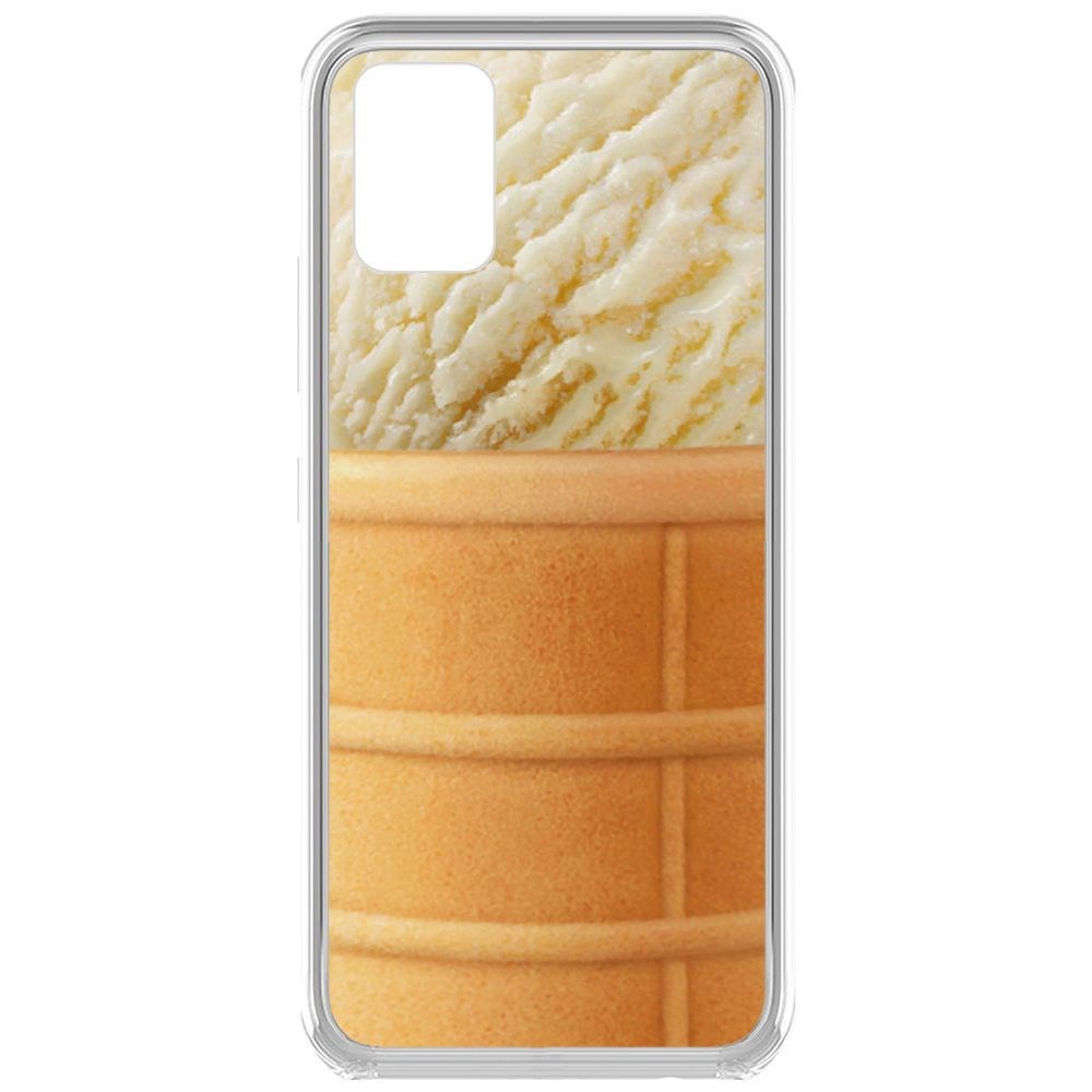 

Чехол-накладка Krutoff Clear Case Пломбир для Samsung Galaxy A71 (A715)