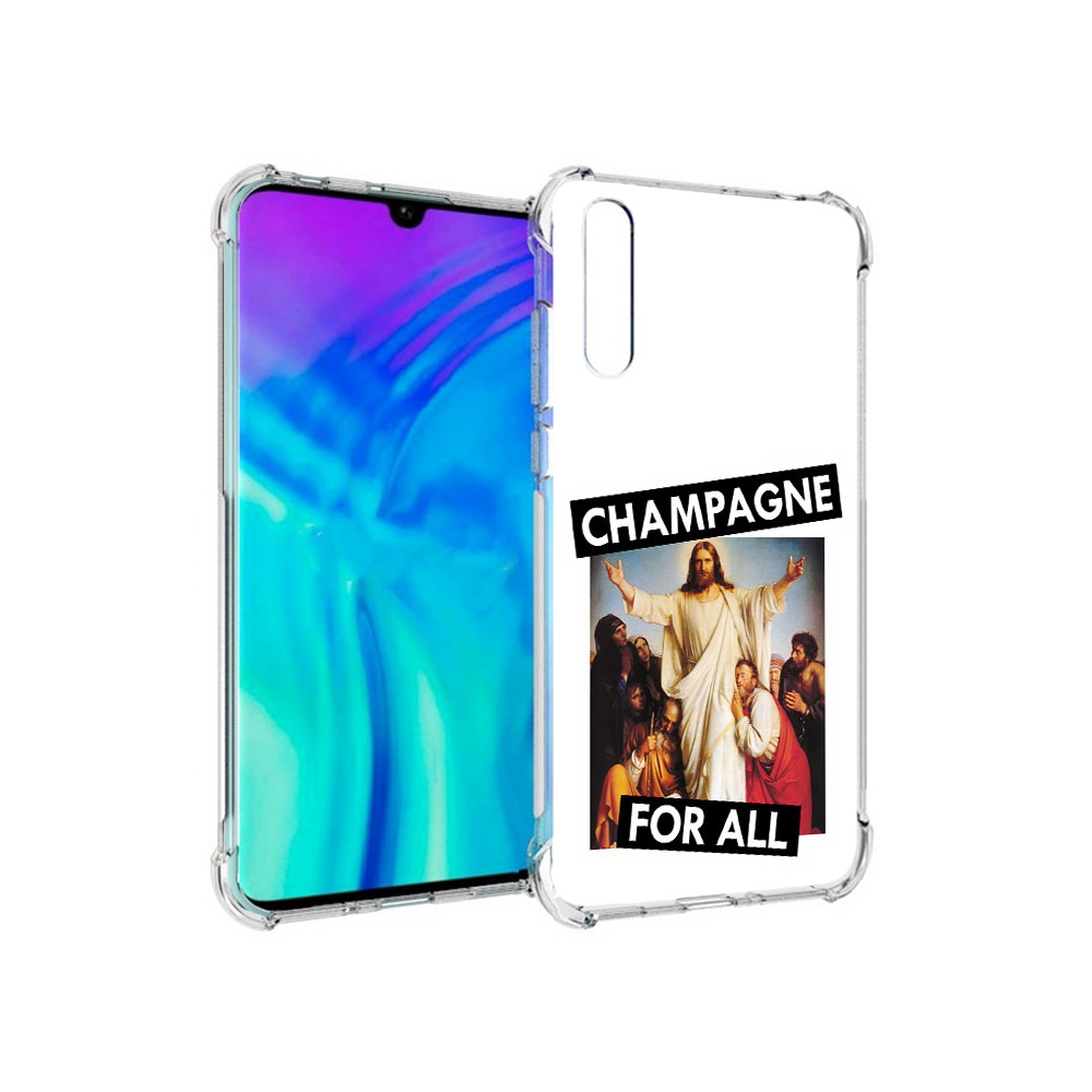 

Чехол MyPads Tocco для Huawei Enjoy 10s шампанское, Прозрачный, Tocco