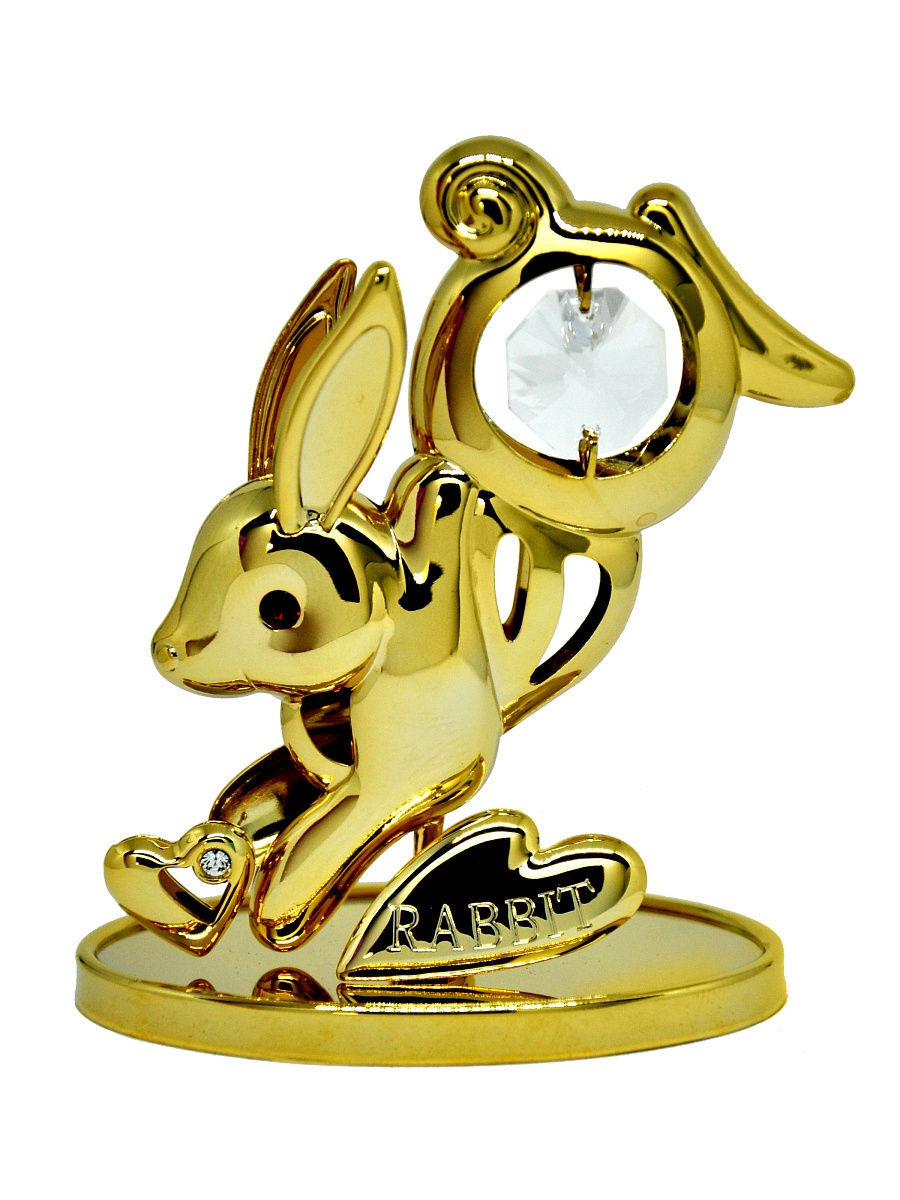 

Фигурка кролик CRYSTOCRAFT 343-001-GCL золотистый, 343-001-GCL