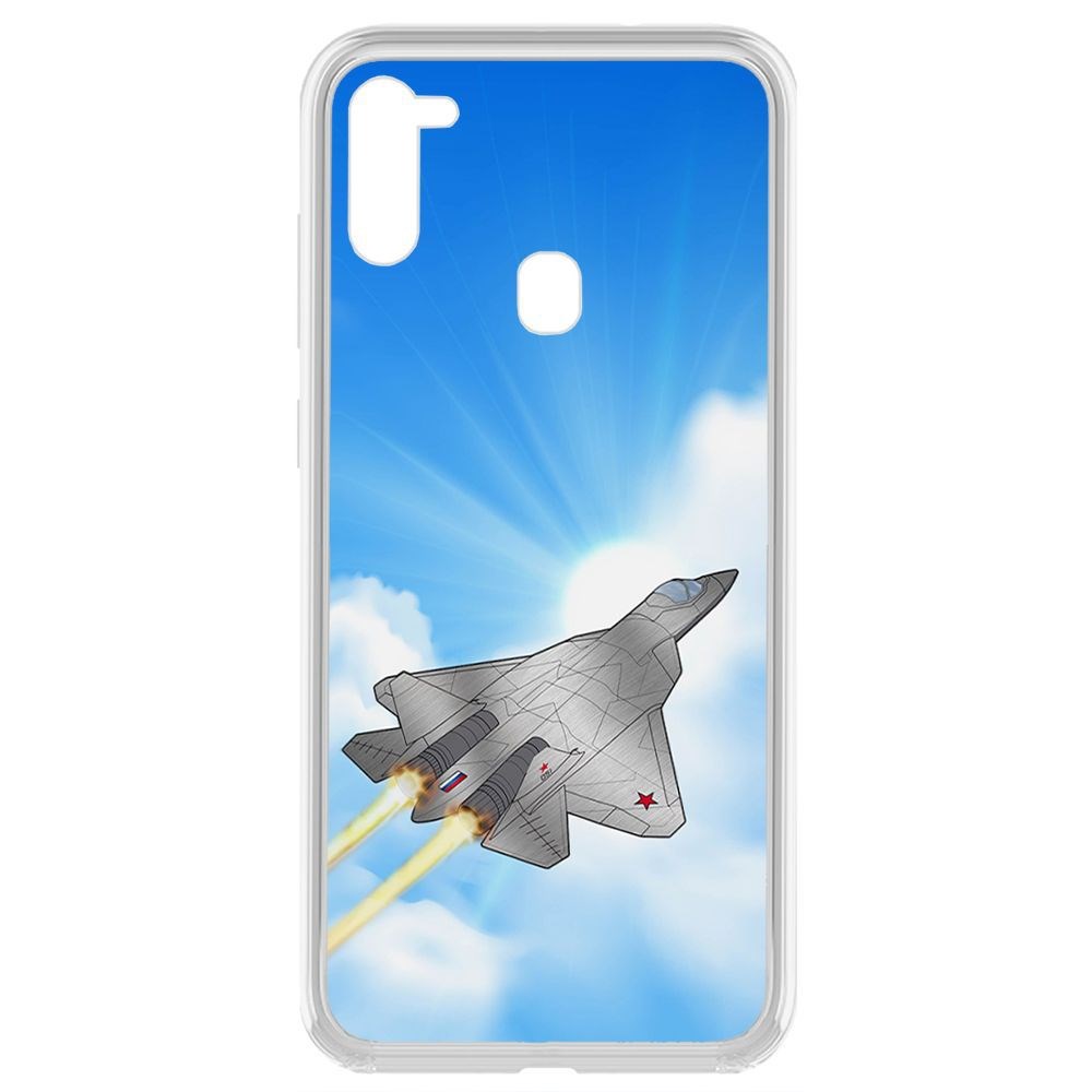 

Чехол-накладка Krutoff Clear Case СУ-57 для Samsung Galaxy M11 (M115)