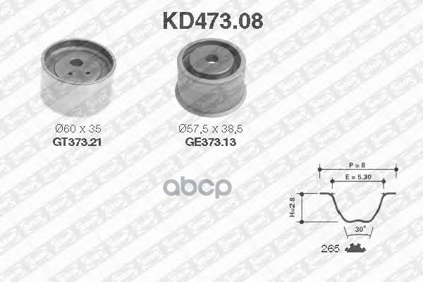 Комплект ремня ГРМ SNR KD47308