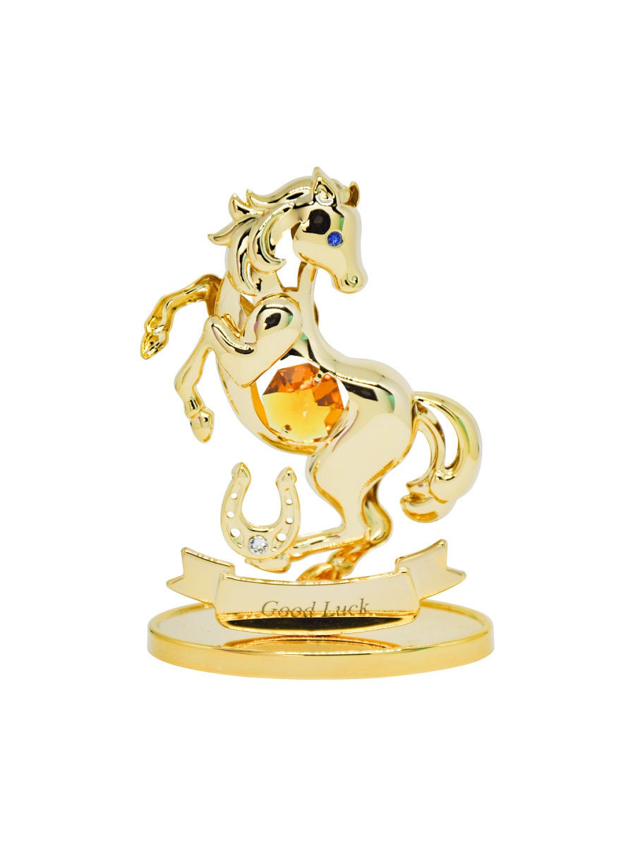 

Фигурка Лошадь CRYSTOCRAFT 497-189-GTO золотистый, 497-189-GTO
