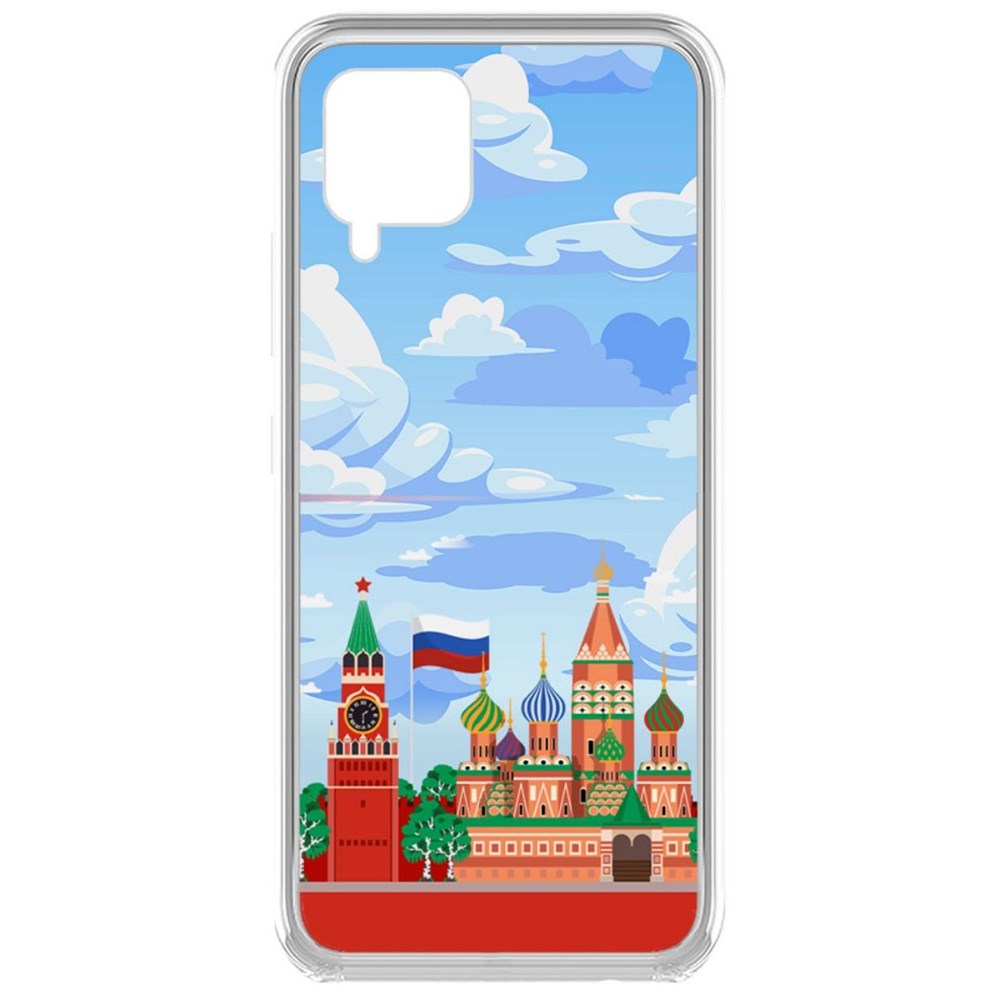 

Чехол-накладка Krutoff Clear Case Красная Площадь для Samsung Galaxy A42 5G (A426), Прозрачный
