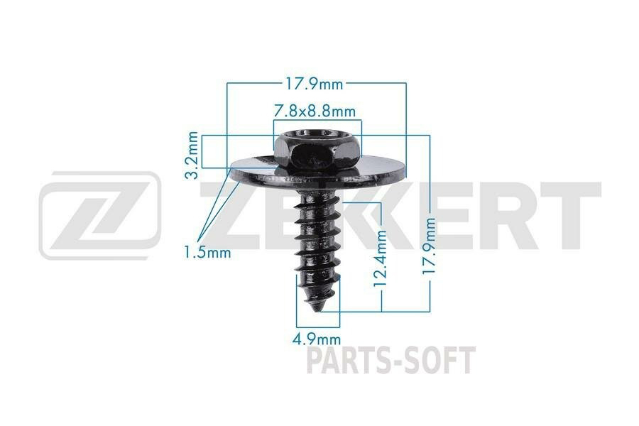

Саморез Vag (Миним. Кол-Во Заказа 10 Шт) Zekkert арт. BE3688