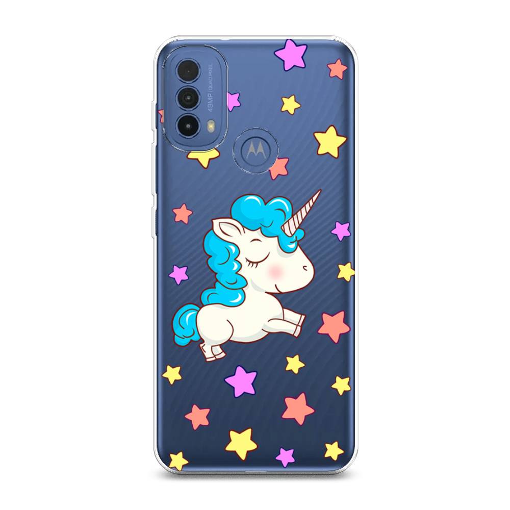 

Чехол Awog на Lenovo K14 Plus/Motorola Moto E20/E30/E40 "Звездный единорог", Разноцветный, 243550-2