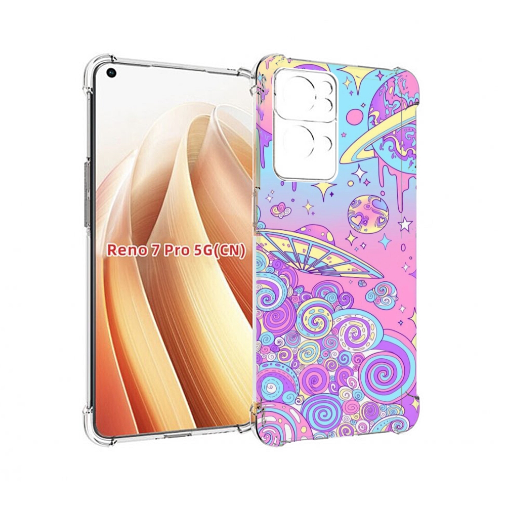 

Чехол MyPads ванильные планеты для OPPO Reno7 Pro 5G, Прозрачный, Tocco