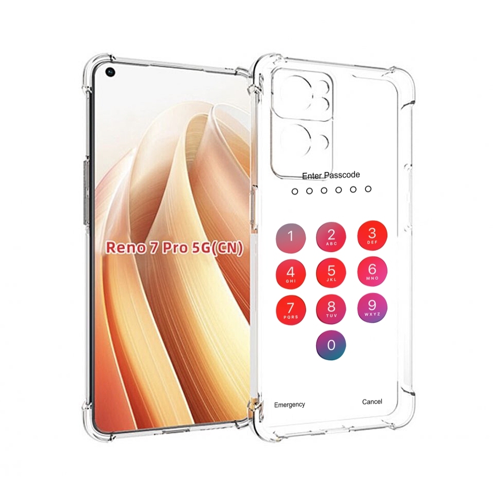 

Чехол MyPads введите-пароль для OPPO Reno7 Pro 5G, Прозрачный, Tocco