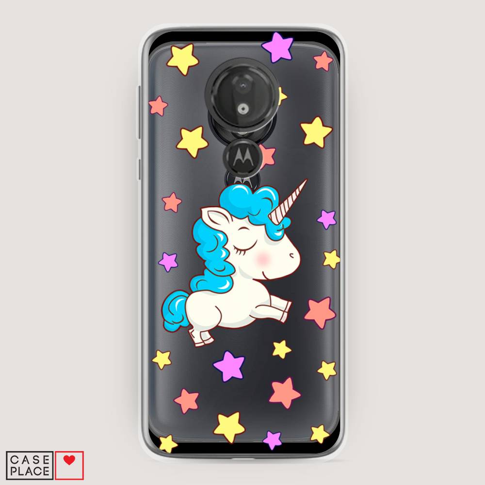 

Чехол Awog на Motorola Moto G7 Power / Моторола Мото G7 Power "Звездный единорог", Разноцветный, 241350-2