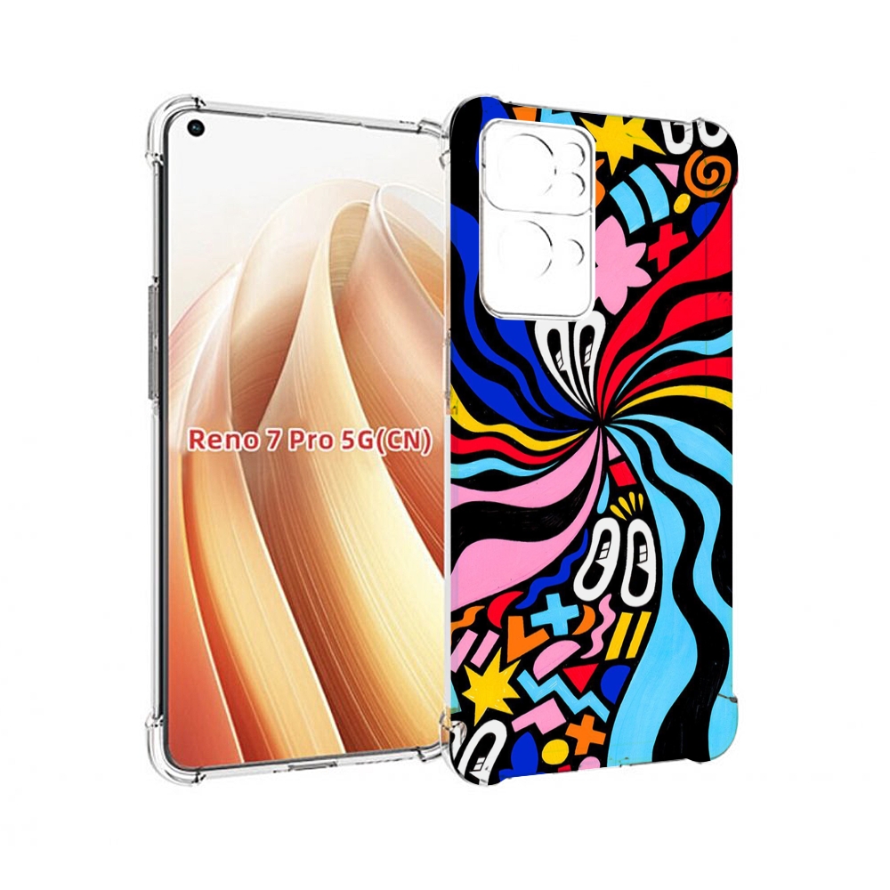 

Чехол MyPads волнистая-абстракция для OPPO Reno7 Pro 5G, Прозрачный, Tocco