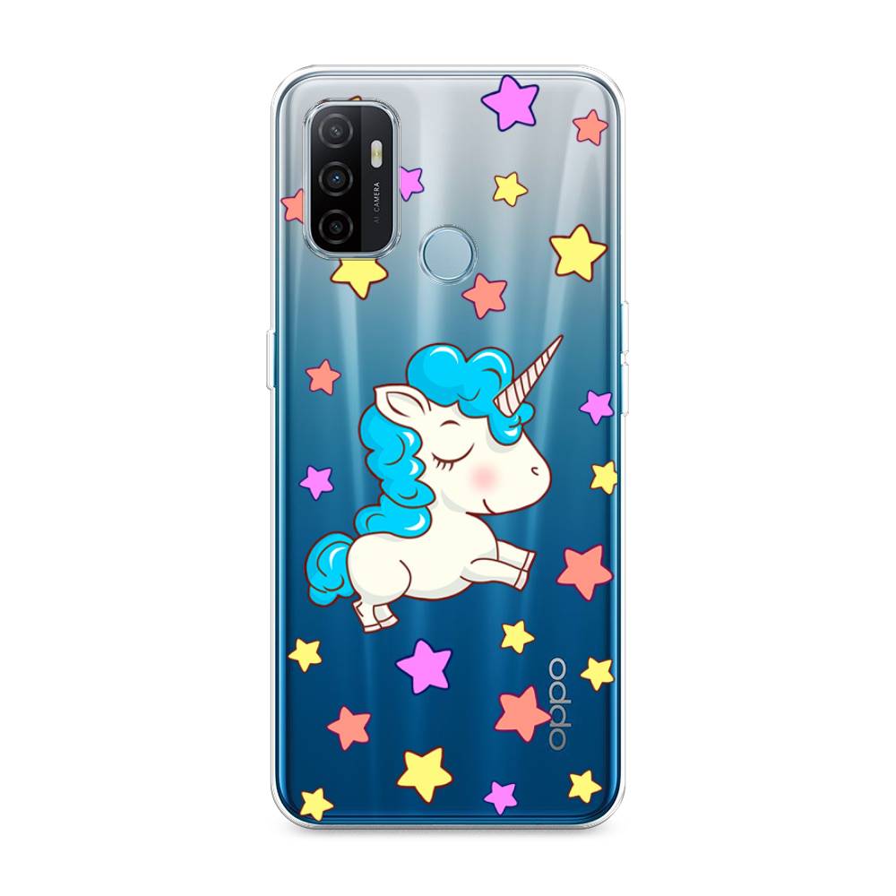 

Чехол Awog на Oppo A53 "Звездный единорог", Разноцветный, 254350-2
