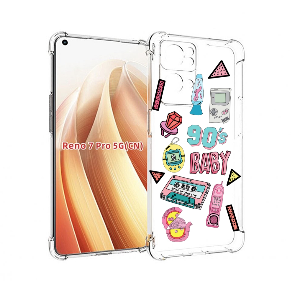 

Чехол MyPads гаджеты-90х для OPPO Reno7 Pro 5G, Прозрачный, Tocco
