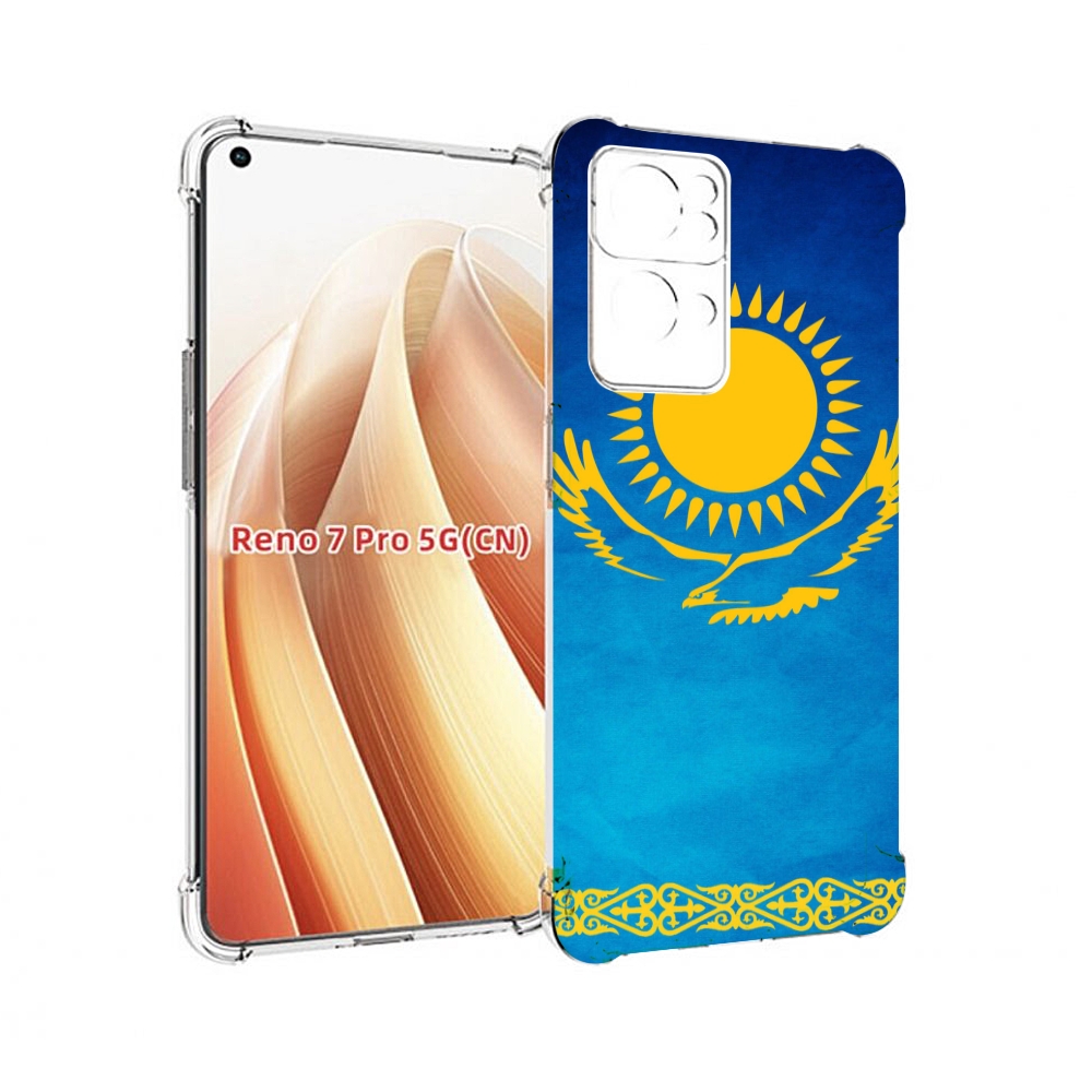 

Чехол MyPads герб и флаг казахстана для OPPO Reno7 Pro 5G, Прозрачный, Tocco