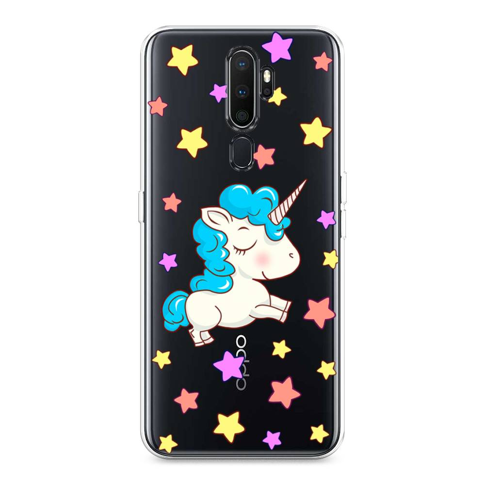 

Чехол Awog на Oppo A5/A9 2020 "Звездный единорог", Разноцветный, 251950-2