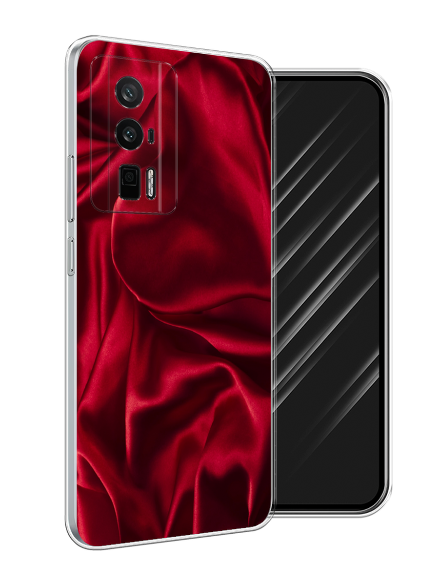

Чехол Awog на Xiaomi Redmi K60/Poco F5 Pro "Текстура красный шелк", 318850-1