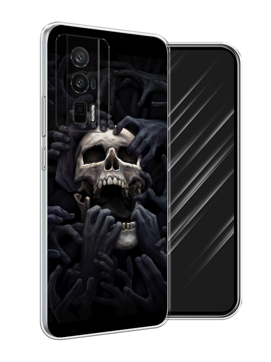 

Чехол Awog на Xiaomi Redmi K60/Poco F5 Pro "Череп 29", Черный;серый, 318850-1