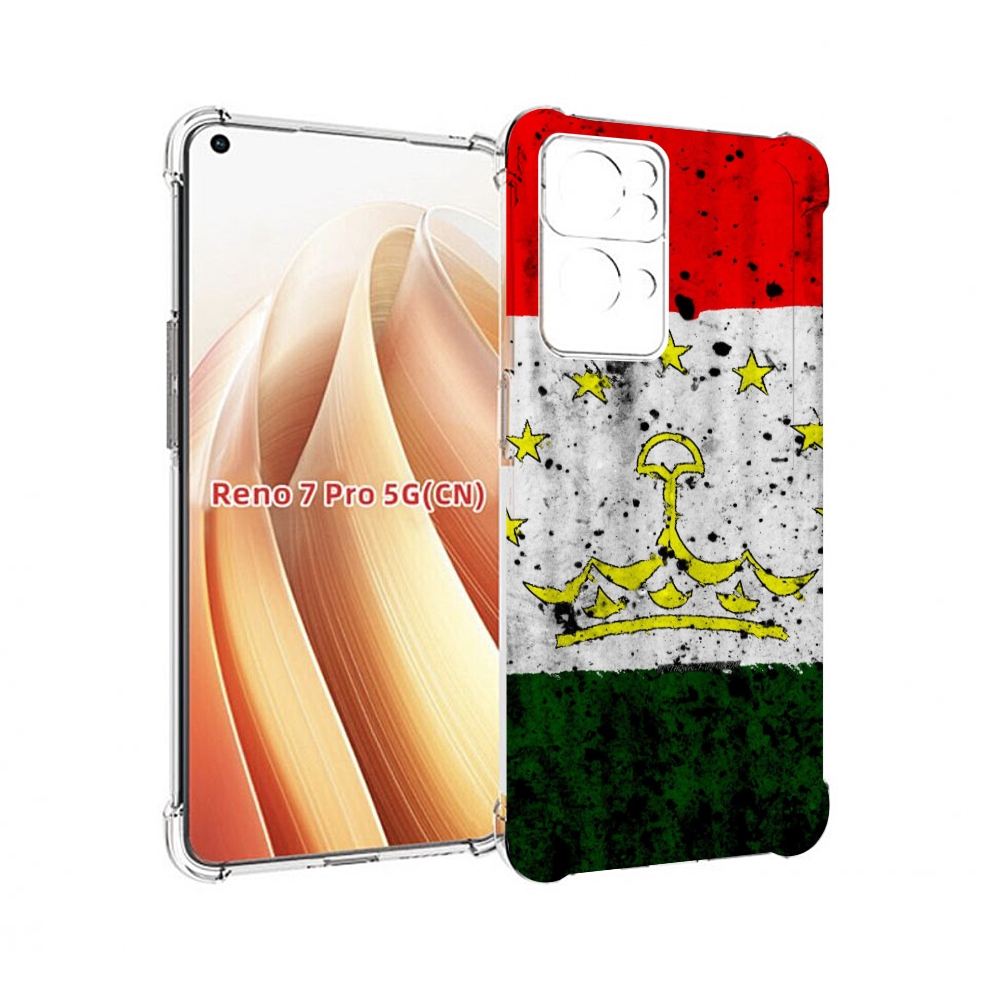 

Чехол MyPads герб флаг таджикистан для OPPO Reno7 Pro 5G, Прозрачный, Tocco