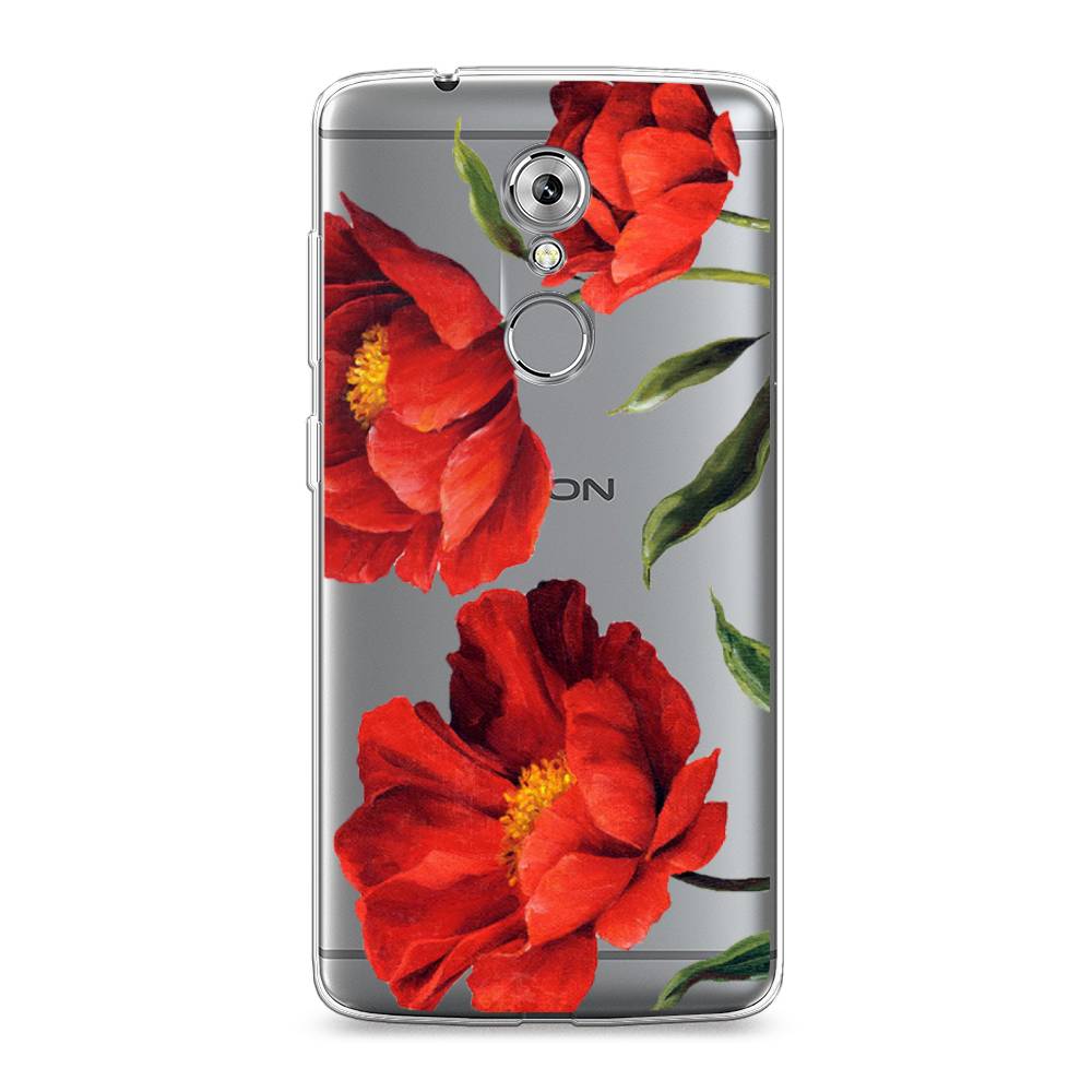 

Чехол Awog на ZTE Axon 7 / ЗТЕ Аксон 7 "Красные маки", Разноцветный, 131450-8