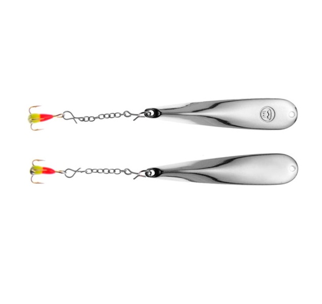 

Блесна вертикальная Nils Master Snub Head, 60мм, 13г, 011 S/S, Серебристый, 6416311480112