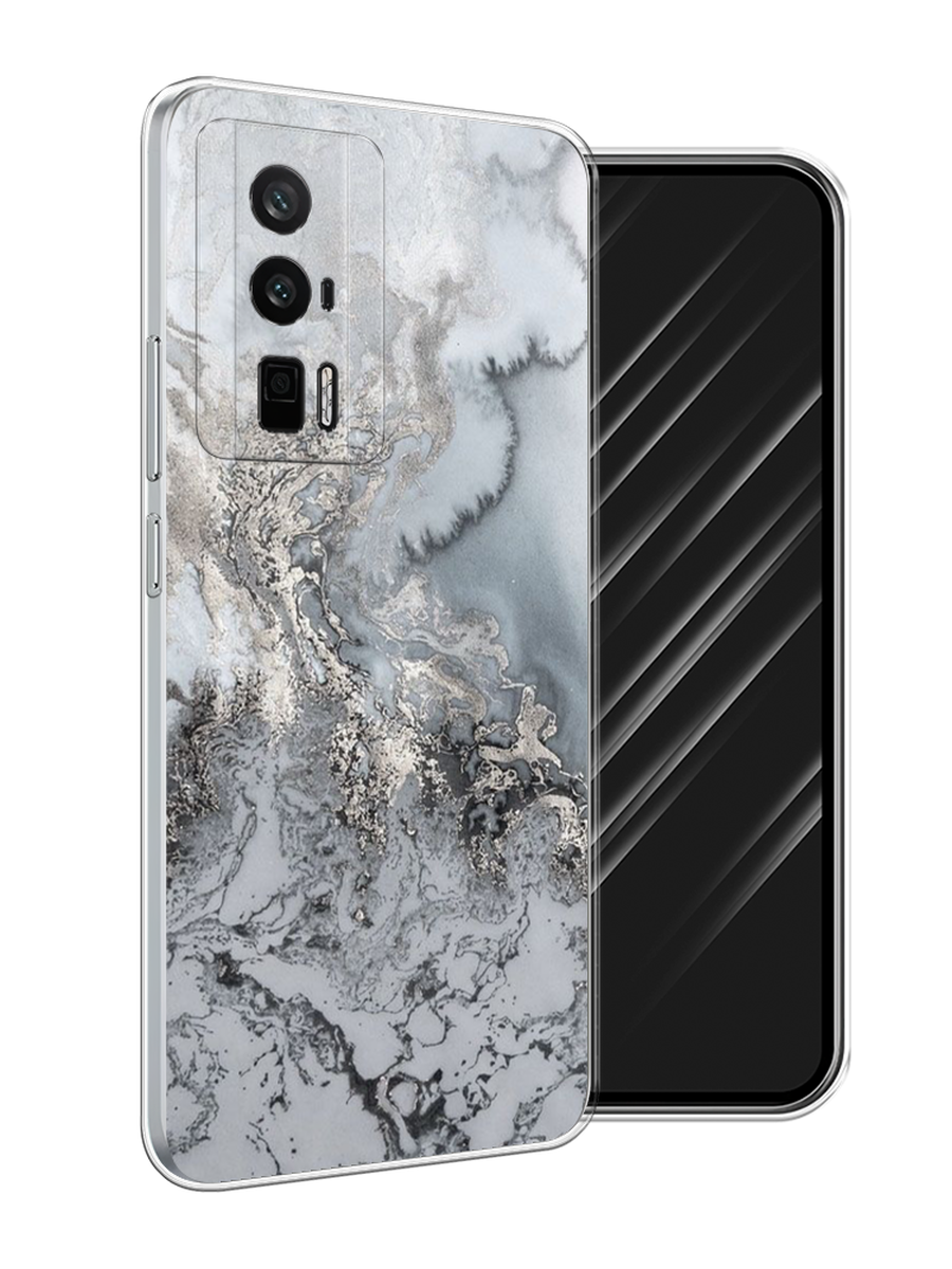 

Чехол Awog на Xiaomi Redmi K60/Poco F5 Pro "Морозная лавина серая", Серый;серебристый, 318850-1