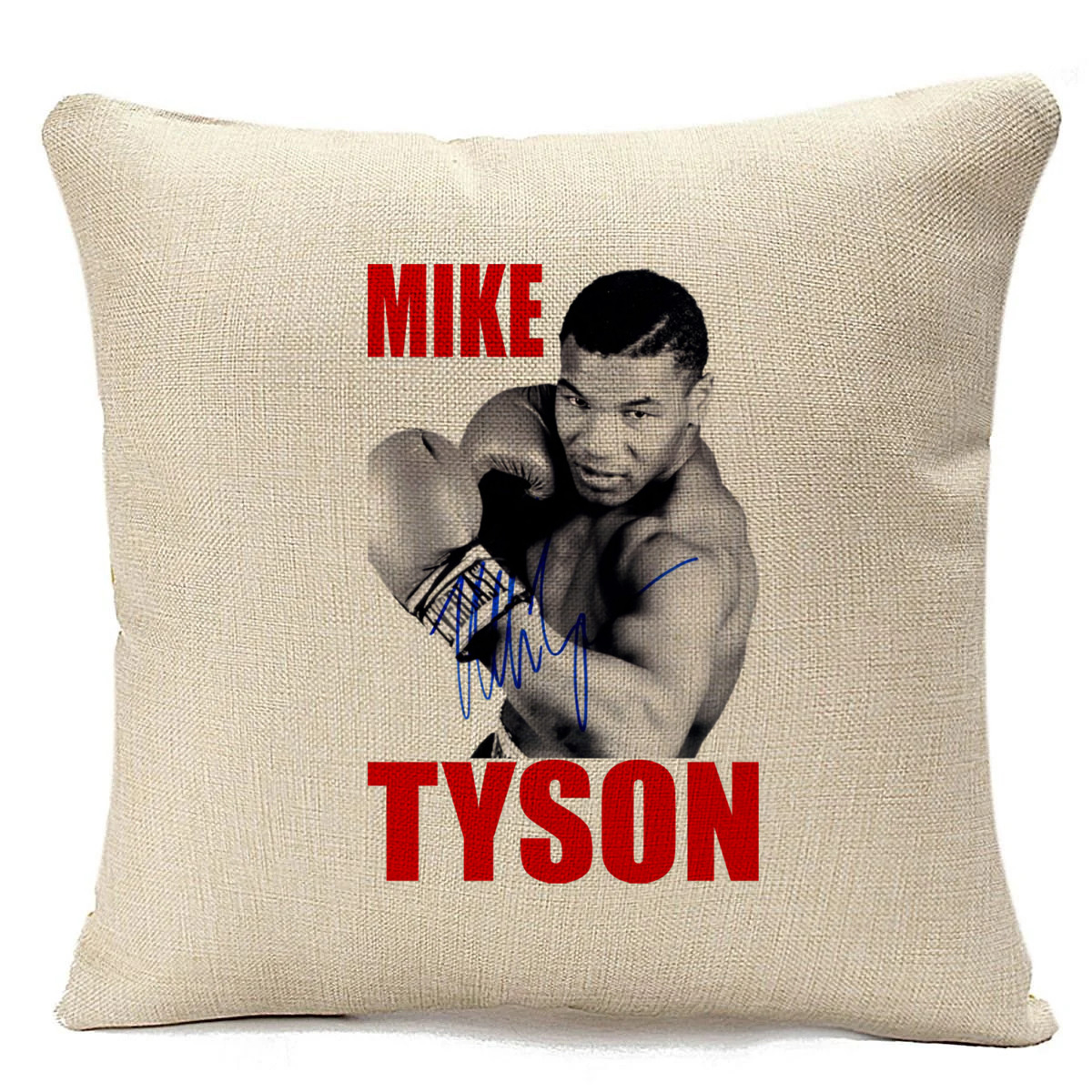 

Подушка бежевая CoolPodarok Mike Tyson, Бежевый