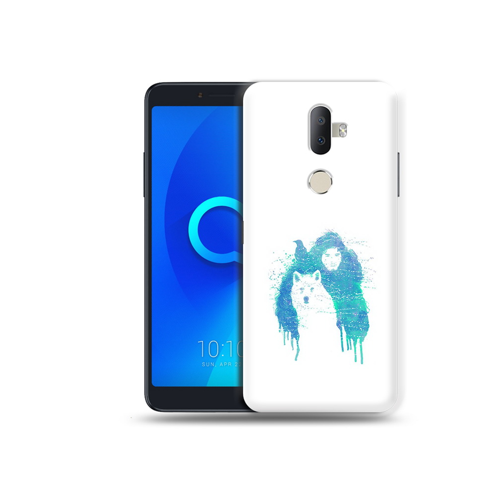 

Чехол MyPads Tocco для Alcatel 3V джон сноу, Прозрачный, Tocco