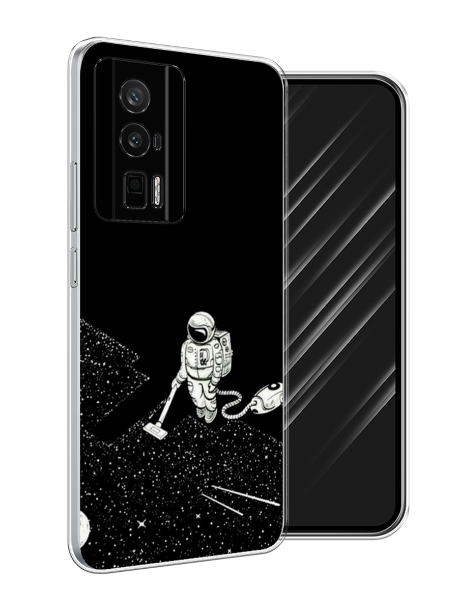 

Чехол Awog на Xiaomi Redmi K60/Poco F5 Pro "Космонавт с пылесосом", Белый, 318850-1