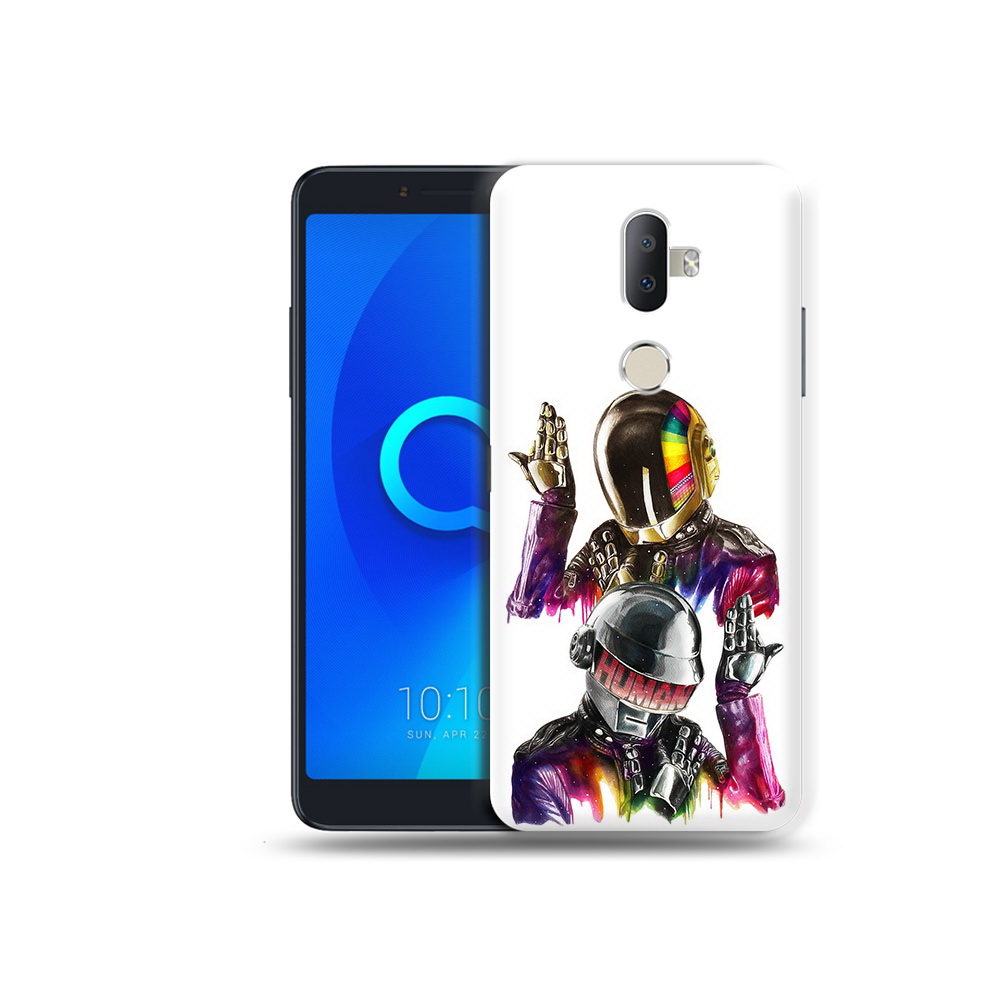 

Чехол MyPads Tocco для Alcatel 3V диско космонавты, Прозрачный, Tocco