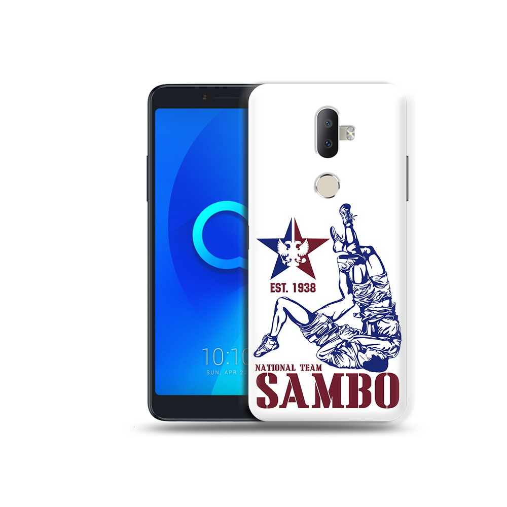 

Чехол MyPads Tocco для Alcatel 3V единоборства самбо, Прозрачный, Tocco