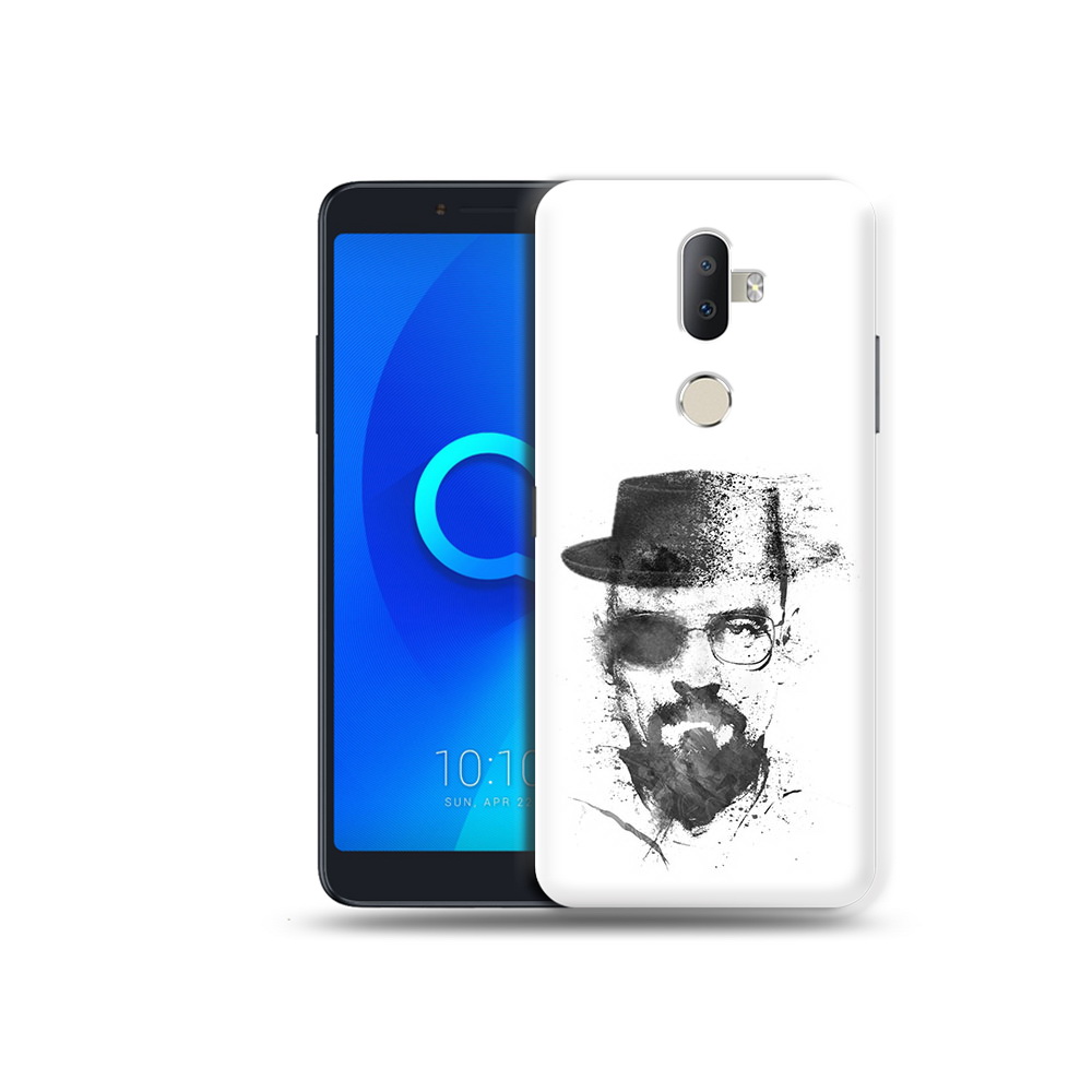 

Чехол MyPads Tocco для Alcatel 3V загадочный человек, Прозрачный, Tocco