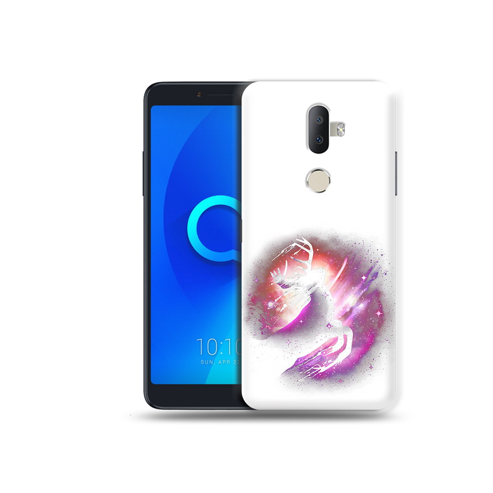 

Чехол MyPads Tocco для Alcatel 3V звездный олень, Прозрачный, Tocco