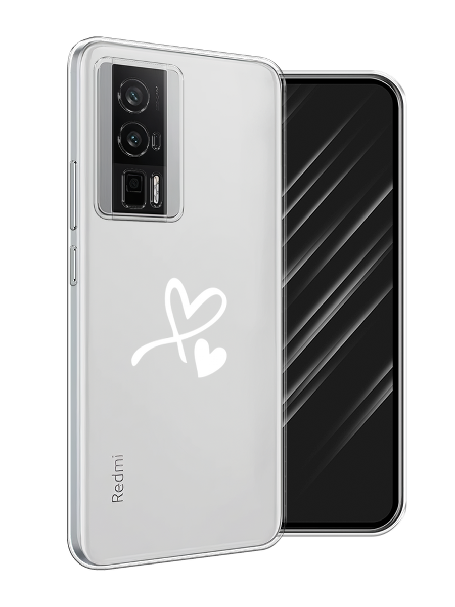 

Чехол Awog на Xiaomi Redmi K60/Poco F5 Pro "Сердечко минимализм", Белый, 318850-1