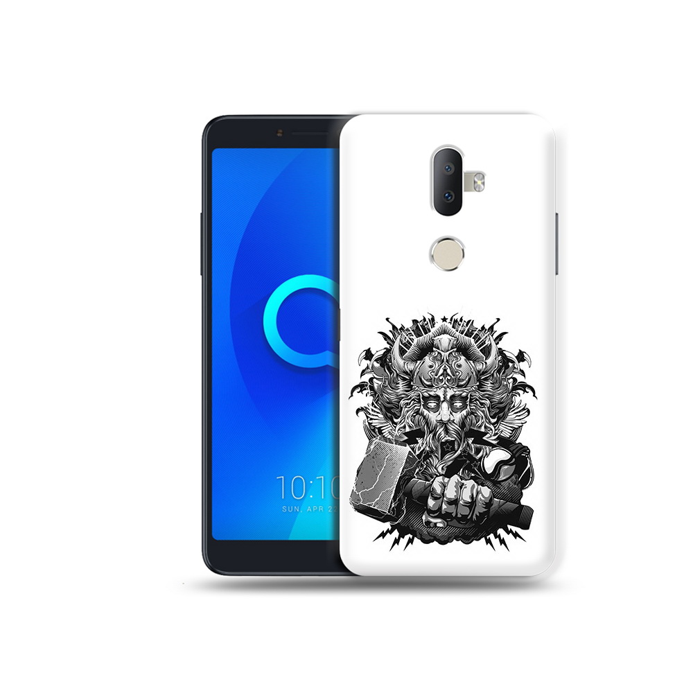 

Чехол MyPads Tocco для Alcatel 3V злой тор, Прозрачный, Tocco